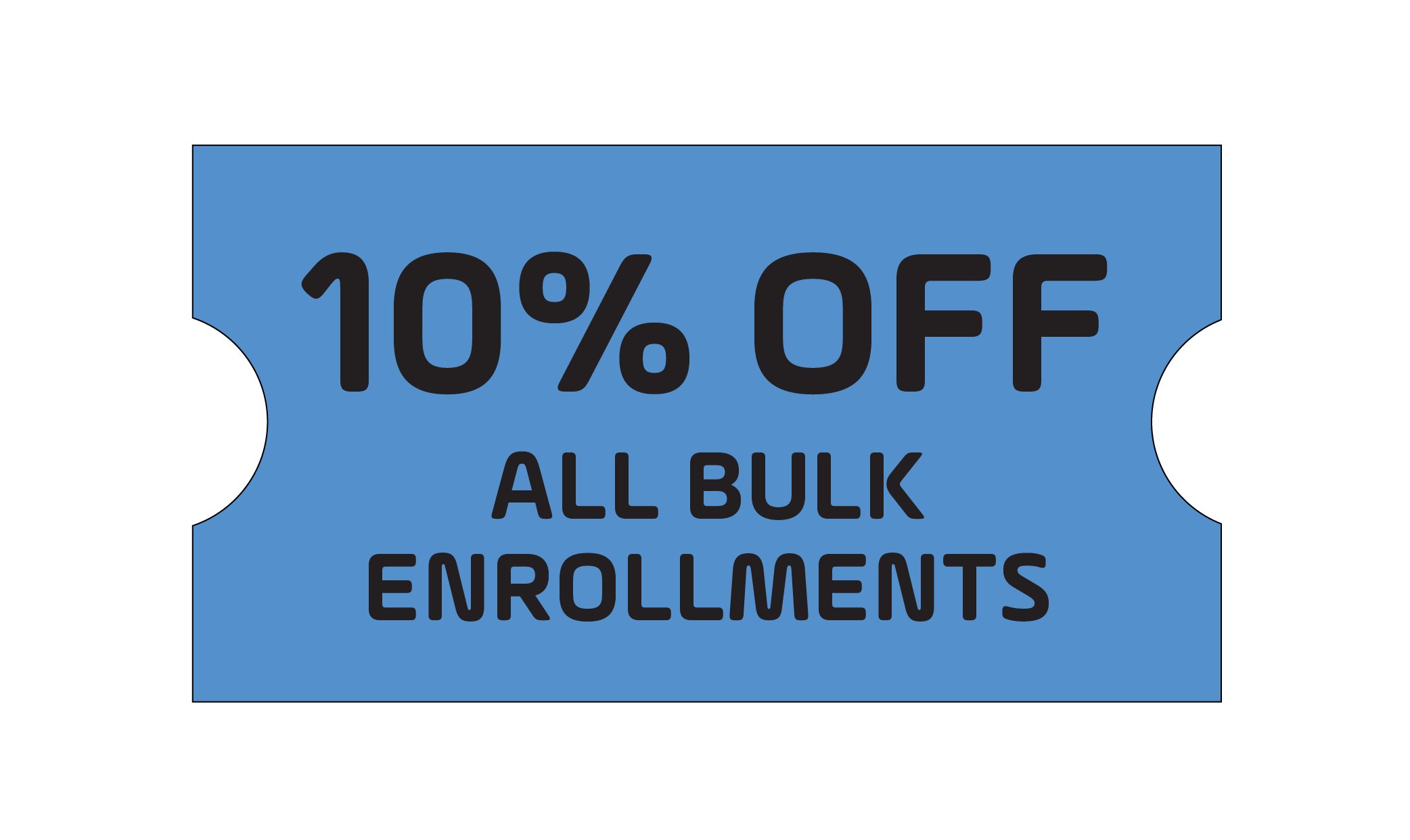 10% Off All Bulk Enrollments